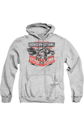 Gildan Batman V Superman Showdown In Gotham Adult Pull Over Hoodie / Hooded Sweatshirt