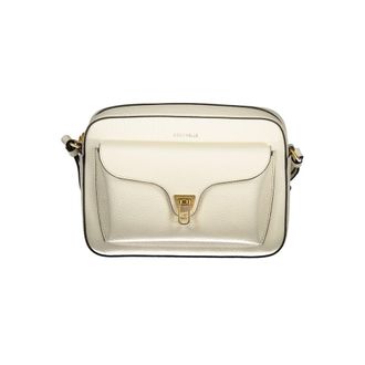 Coccinelle Bianco Leather Womens Womens Bag