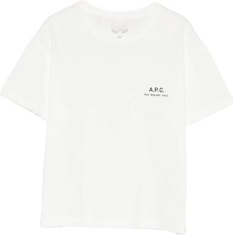 A.P.C. A. p.c. Logo-print Short-sleeve Cotton T-shirt