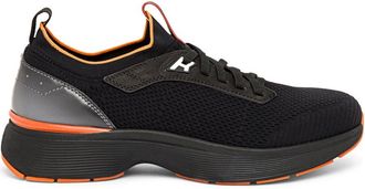 Santoni Bounce Sneaker - Heren - Sneakers - Zwart - 40 1/2 EU - Leer - Schoenen