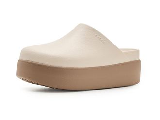 Crocs Dylan Platform Clog, Mule Platform Shoes Womens Clog Shoes Frappe/Latte : 10 M, EVA