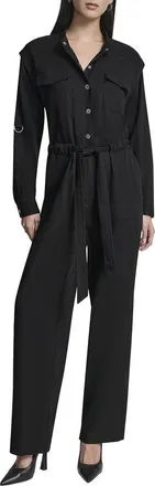 DKNY Roll Tab Jumpsuit
