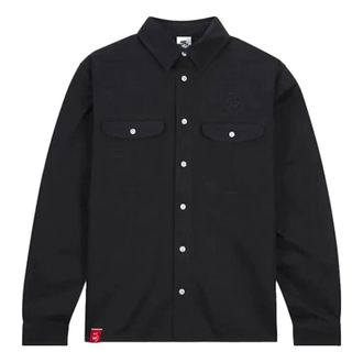 Nike SB x N7 Tanglin Long-Sleeve Button Up Black FN0493-010