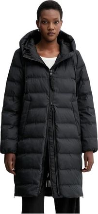 Marc O'Polo Gewatteerde Jas - Dames - Parka Jassen - Zwart - M - Polyester - Jassen