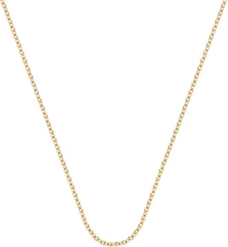 Monica Vinader Rolo Chain 18/46cm, Gold Vermeil on Silver