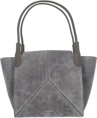 Victoria Beckham Structured Grey Bag with Minimalist Design