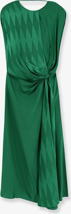 Versace Vestito Cocktail in viscosa e seta - VERSACE - gender_Woman