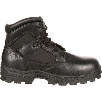 Rocky Composite Toe Waterproof Duty Boot in Black at Nordstrom, Size 10.5