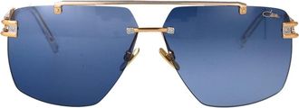 Cazal 9107 Zonnebril - unisex - Zonnebrillen - Geel - 62 MM - Accessoires