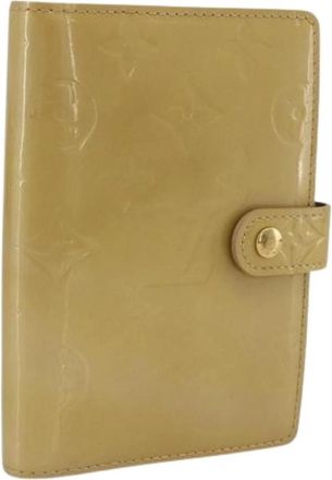 Louis Vuitton Pre-owned Day Planner Cover - Dames - Vintage Accessoires - Beige - ONE Size - Leer - Vintage
