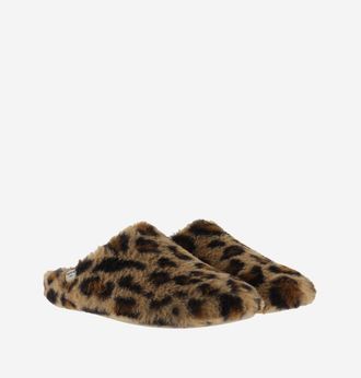 Victoria Gevoerde pantoffels NORTE ANIMAL PRINT