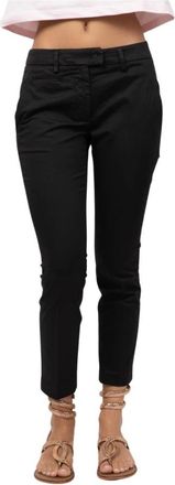 Dondup Perfecte Broek - Dames - Vrijetijds broeken - Zwart - W27 - Broeken