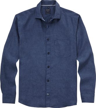 Olymp OLYMP Hemd Casual - Leinen