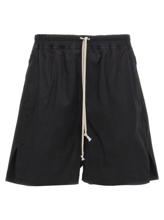 Rick Owens Black Boxers Bermuda Shorts