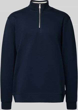 Marc O'Polo Denim Marc OPolo Denim Regular Fit Troyer aus reiner Baumwolle in Marine, Größe XL