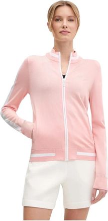 Guess Volledige Rits Trui - Dames - Vesten - Roze - S - Nylon - Truien & Vesten