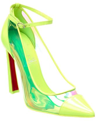 Christian Louboutin Debout Condorapik 100 Vinyl & Patent Pump