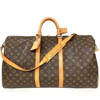 Louis Vuitton Black Monogram Canvas Boston Bag (Pre-Owned)
