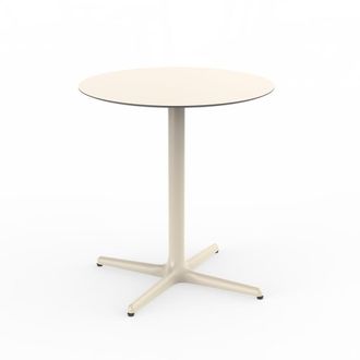 Resol Mesa redonda &oslash;70 toledo madera metal marfil