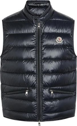 Moncler Gui Padded Nylon Gilet - Navy - 5 (UK44 / Xxl)