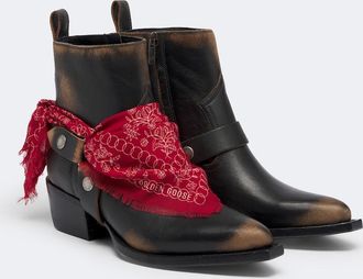 Golden Goose Debbie leather cowboy boots