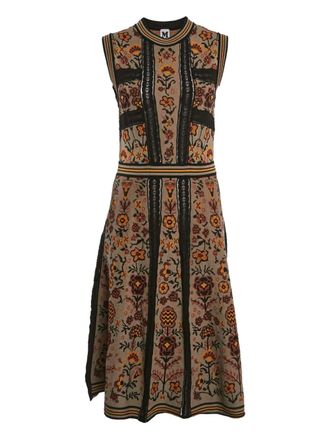 Missoni 2024 floral-jacquard dress - women - Polyamide/Cotton - M - Multicolour
