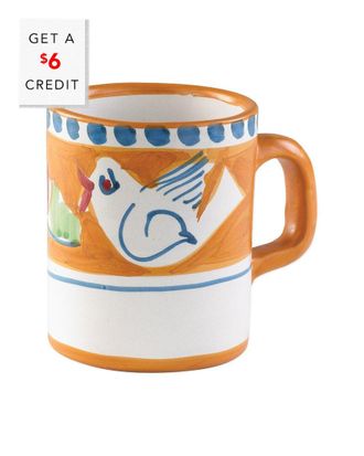 Vietri Vietri Campagna Uccello Mug With $7 Credit