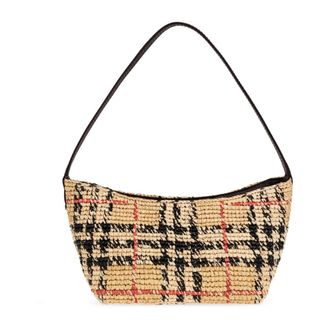 Burberry Tassen, Dames, Beige, ONE Size, Leer, Margate Schoudertas