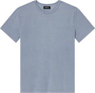 A.P.C. Printemps 26 T-shirt - Heren - T-shirts - Blauw - S - Katoen - Tops
