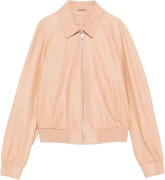 DESA 1972 Leather Raglan Bomber Jacket