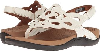 Rockport Ridge Sling Womens Shoes White : 6.5 M (B), Synthetic