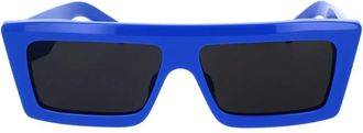 Celine Square Sunglasses in Blue Acetate