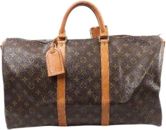 Louis Vuitton unisex, Pre-owned, Bruin, Maat: ONE Size Leer