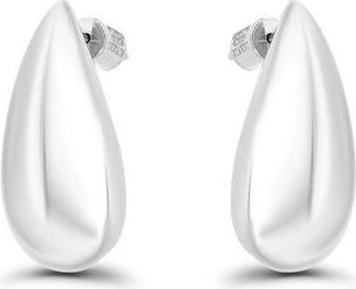 Christian Siriano Sculpted Teardrop Stud Earrings in Silver at Nordstrom Rack