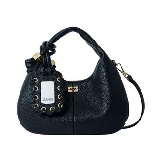Ganni Bolso Hobo Mini - Bags - Mujer - Negro - ONE SIZE