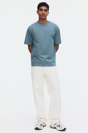 H&M Coolmax Relaxed Fit T-shirt in Teal at Nordstrom, Size Xx-Large