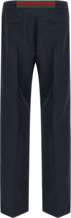 Gucci Mens Blue Polyester Casual Pants