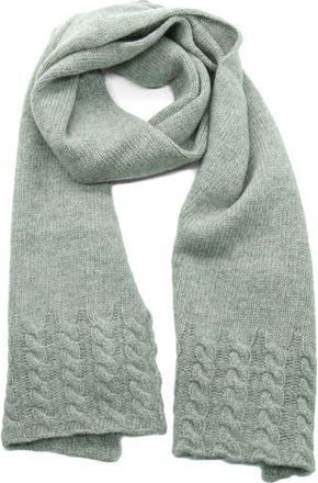 Portolano Dorset Cable Knit Scarf in Light Heather Grey at Nordstrom Rack