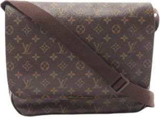 Louis Vuitton Pre-owned Messenger Beaubourg MM Monogram Schoudertas - Dames - Vintage Schoudertas - Bruin - ONE Size - Vintage