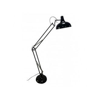 Fabrilamp Malik 1xE27 Nero Fabrilamp Lampada da terra snodabile