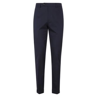 Berwich Broeken, Heren, Blauw, S, Katoen, YRetro Lange Broek
