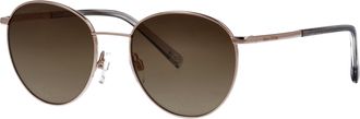 Marc O'Polo Sonnenbrille MARC OPOLO Modell 505112, Damen, rosa (rosegoldfarben, braun), Sonnenbrillen Sonnenbrille, Panto-Form
