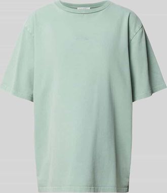Oh April Oversized T-Shirt mit Label-Stitching in Mint, Gr&ouml;&szlig;e XL