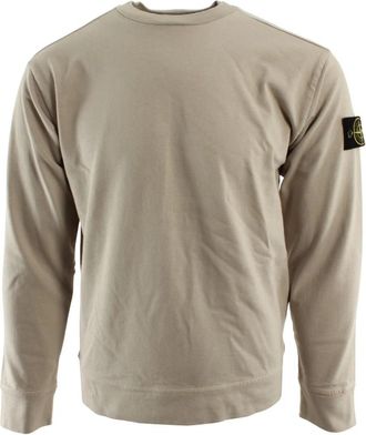 Stone Island Heavy Jersey Sweat - Heren - Sweatshirts - Beige - XS - Katoen - Hoodies & sweatvesten