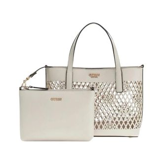 Guess Handbags, female, White, Size: ONE SIZE Letty 2 in 1 Mini Tote