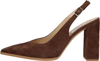 Notre-V Schoenen, Dames, Bruin, 40 EU, Leer, Slingback Pumps