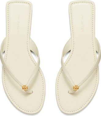 Tory Burch Classic Flip Flop in New Ivory at Nordstrom, Size 9
