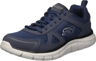 Skechers Mens Track Scloric Oxford, Blau Navy 52631 Nvy, 11 UK