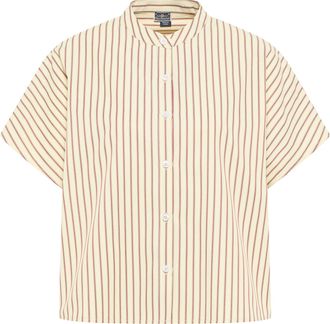Dreimaster Dreimaster Blouse Dames Lichtgeel rood