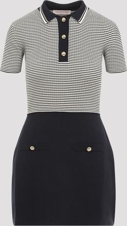 Valentino Garavani Multicolor Cotton Mini Dress